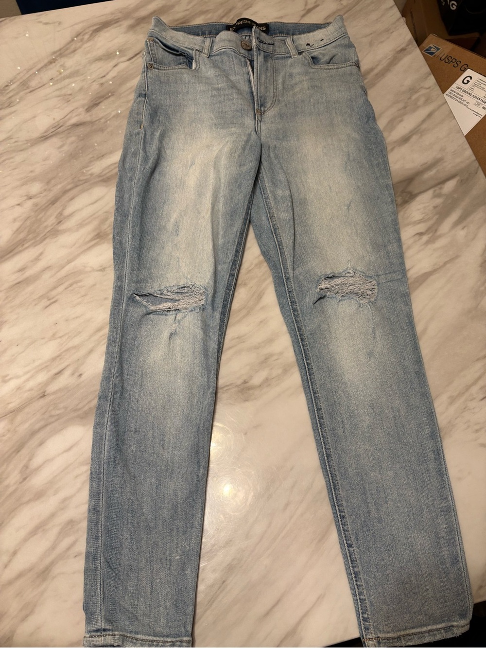 Express Light Blue Denim Jeans